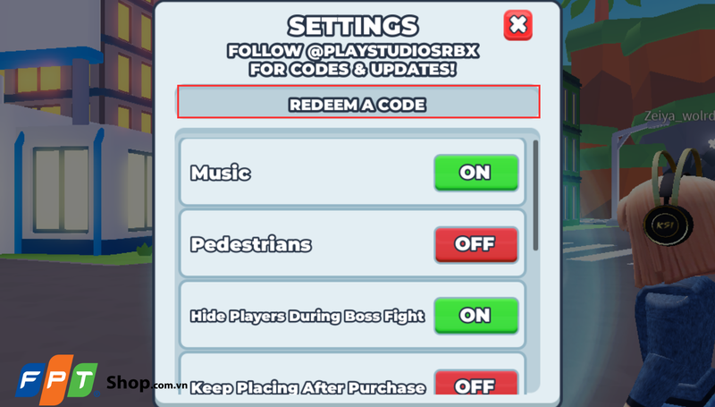 Hướng dẫn nhập code RoTube Life 4