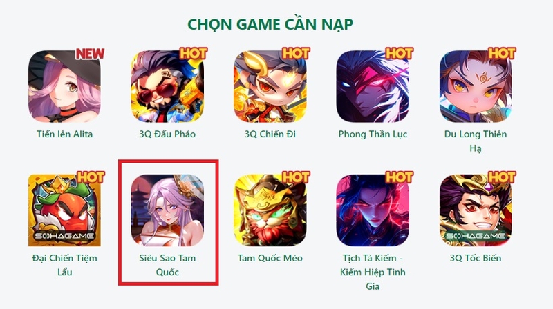 code siêu sao tam quốc 1