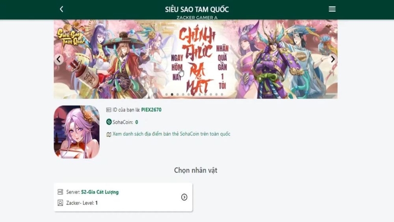 code siêu sao tam quốc 3