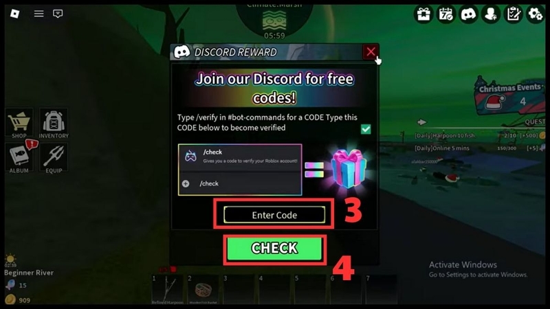 code Spear Fishing 6