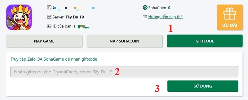 code Tây Du Tầm Bảo 3