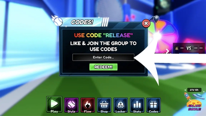 Bước 4 cách nhập code Tennis Zero đơn giản nhất