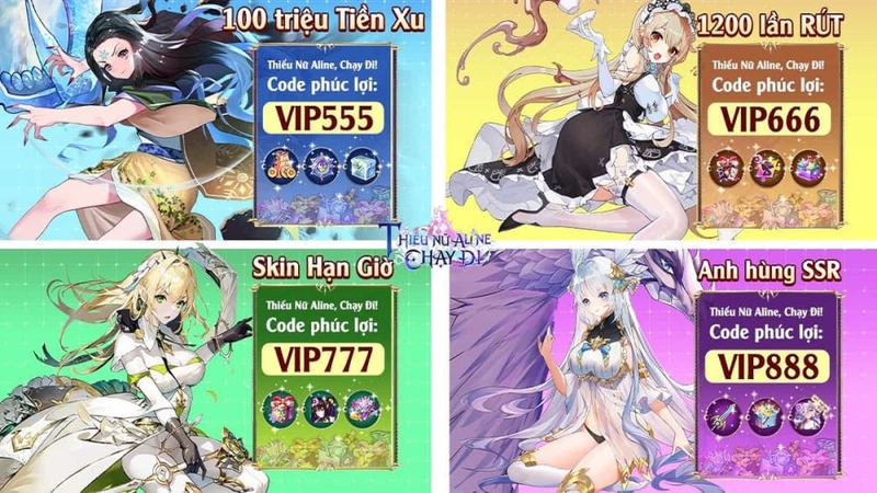 code Thiếu Nữ Aline 8