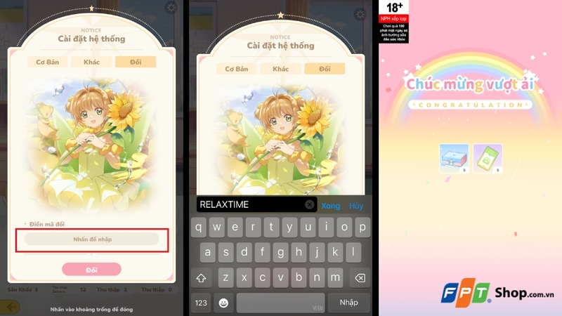 Nhập mã code Thủ Lĩnh Thẻ Bài