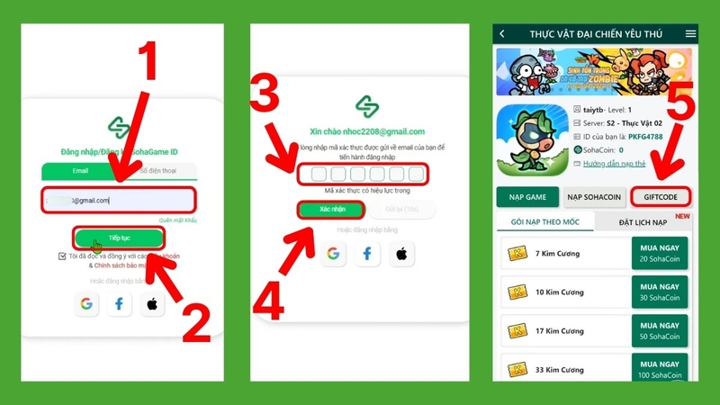 Code Thực Vật Đại Chiến Yêu Thú 2
