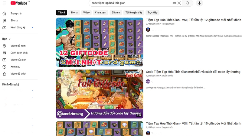 Nhiều YouTuber tổng hợp và chia sẻ code trong video