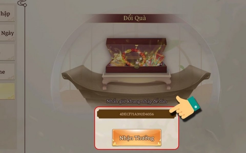 Thực hiện thao tác đổi quà hiệu quả