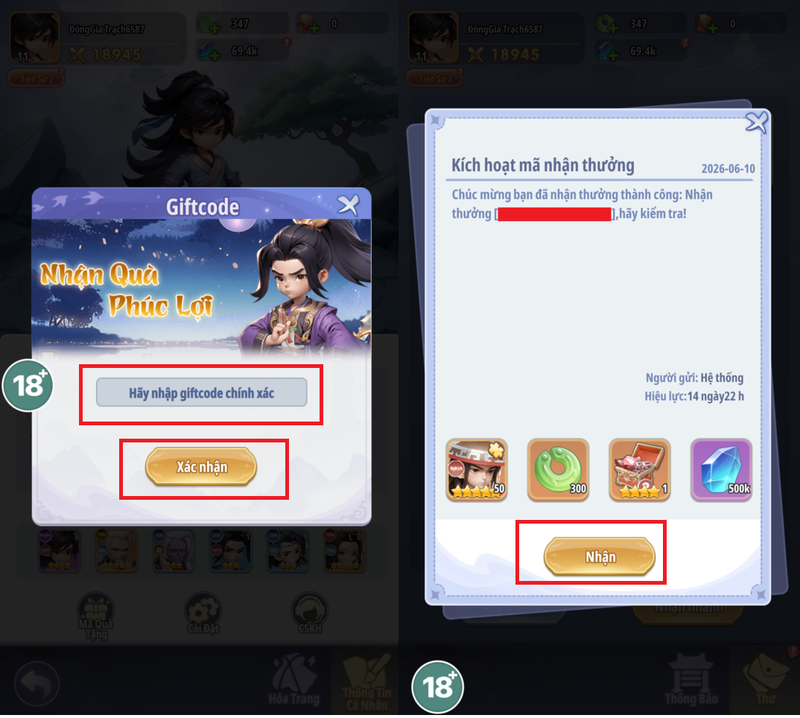 Code Tiên Nghịch Mobile Joygames 6