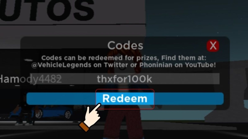 code Vehicle Legends 10