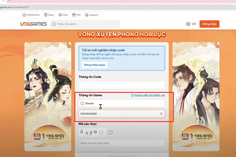 Code Vong Xuyên Phong Hoa Lục (3)
