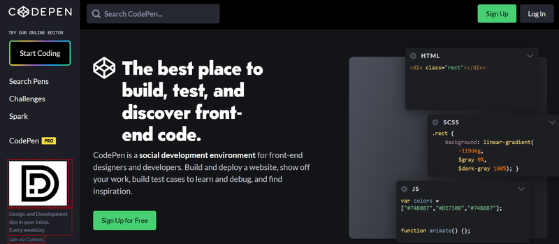 CodePen: Nền tảng lập trình trực tuyến giúp thiết kế web nhanh