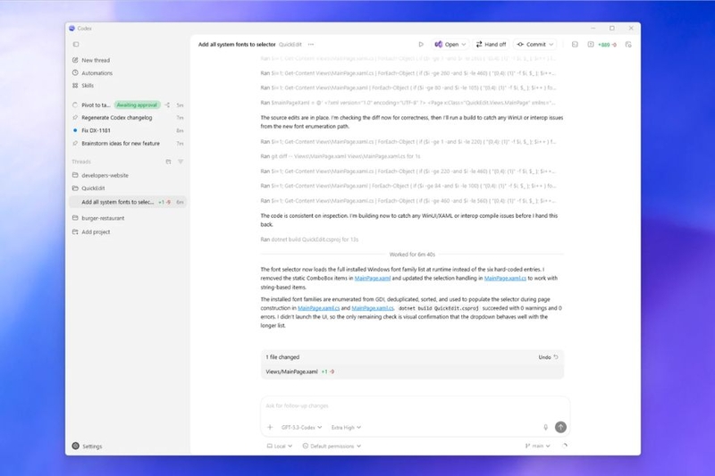 Hướng dẫn tải và sử dụng Codex App trên macOS - bước 3