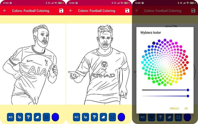Những tính năng làm nên sức hút của game Colors: Football Coloring