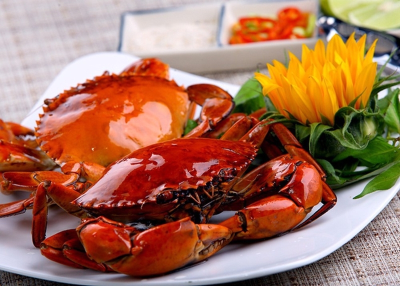 cơm chiên cua măng tây 1