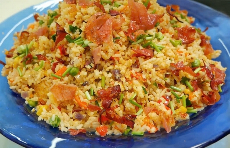 cơm chiên gà xé ảnh 1