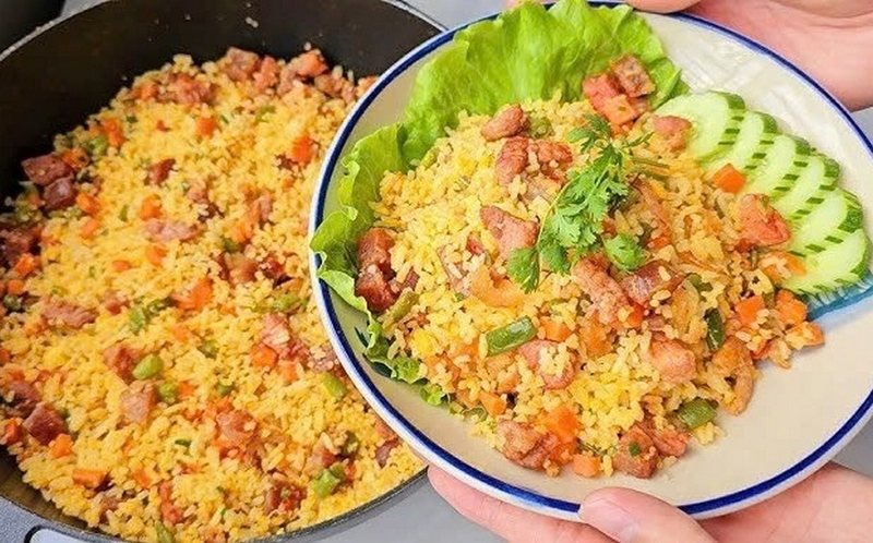 cơm chiên ngũ sắc ảnh 5