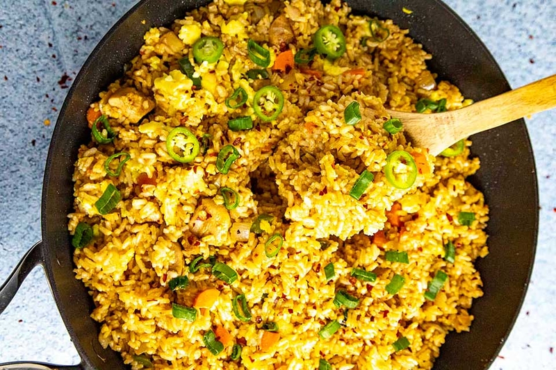 Cơm gà sốt cay - 03