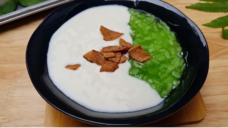 Sữa chua cốm xanh