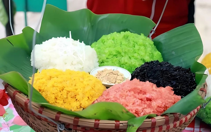 cơm ngũ sắc 1