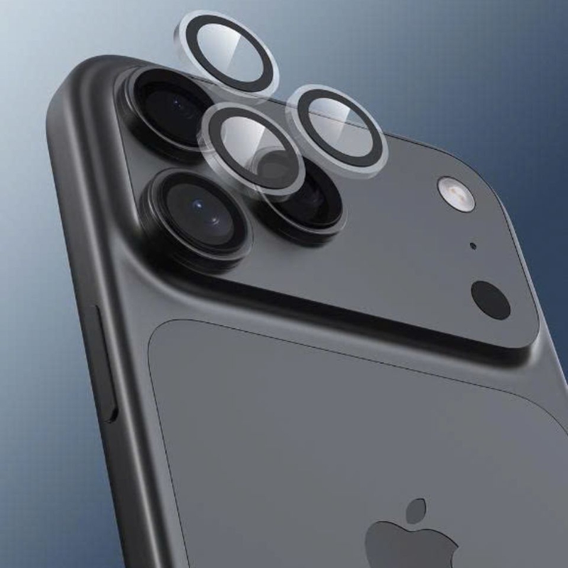 Combo 3in1 cường lực/Ốp Magsafe/Lens Devia iPhone 17 Pro - Lens camera bảo vệ từng ống kính riêng biệt