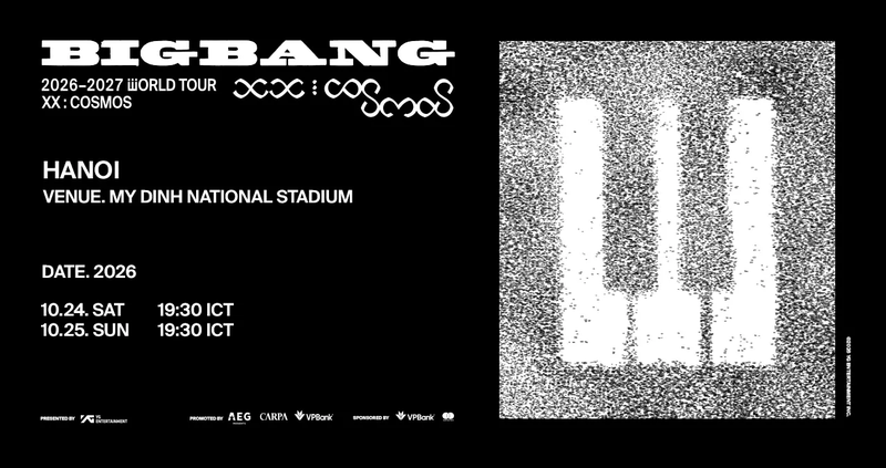 BIGBANG 2026-2027 World Tour <XX : COSMOS> in Hanoi