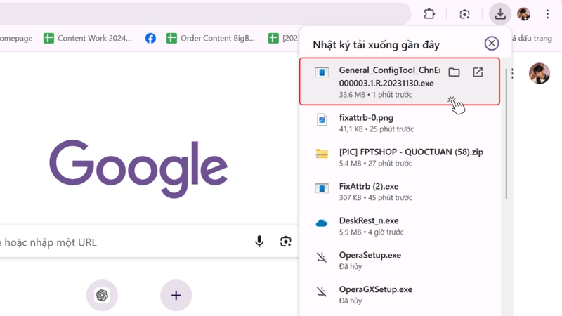Hướng dẫn cài đặt Config Tool trên máy tính Bước 2