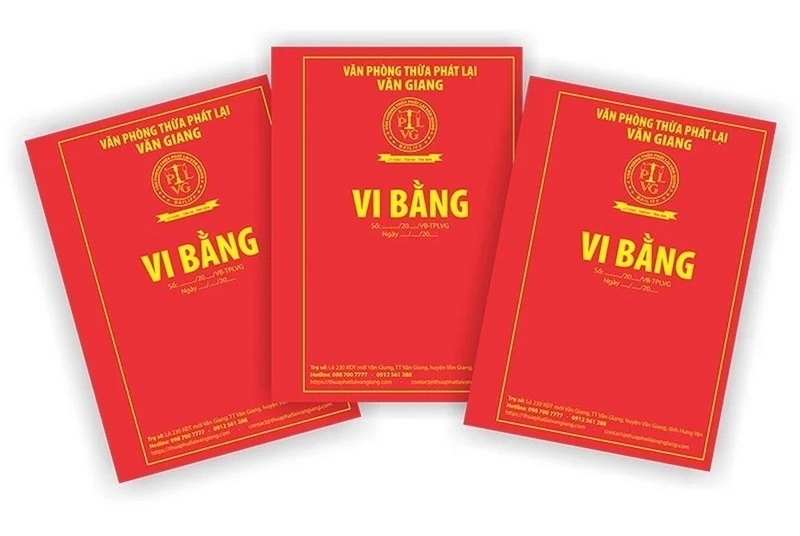 công chứng vi bằng là gì ảnh 1