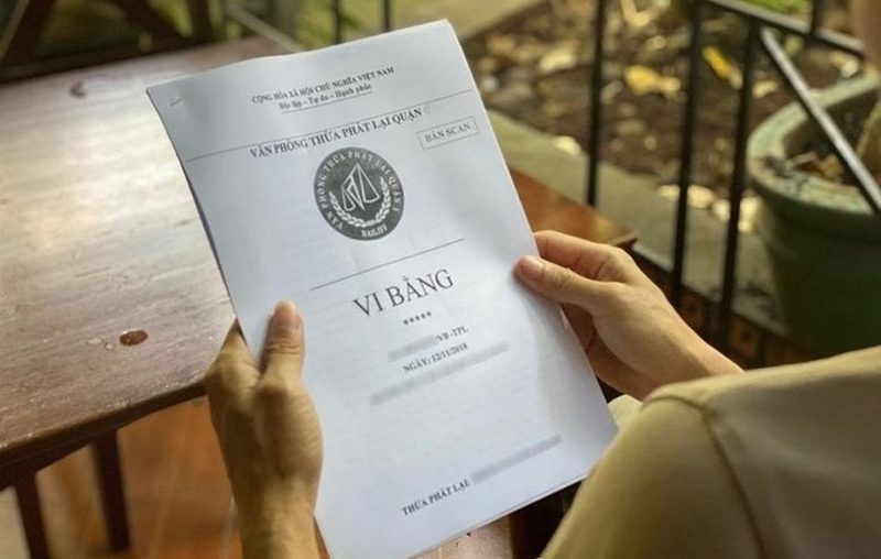công chứng vi bằng là gì ảnh 2