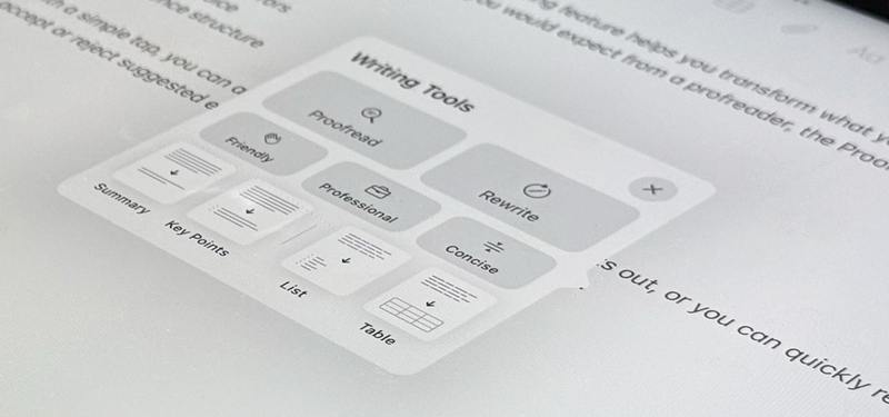 công cụ Writing Tools hình 1