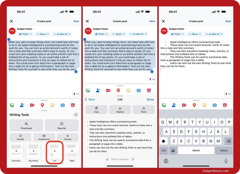 công cụ Writing Tools hình 3