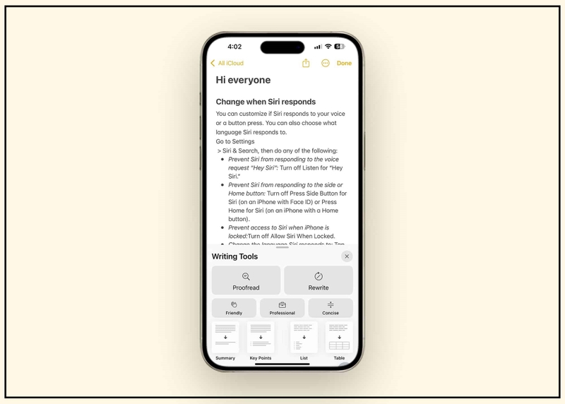 công cụ Writing Tools hình 5