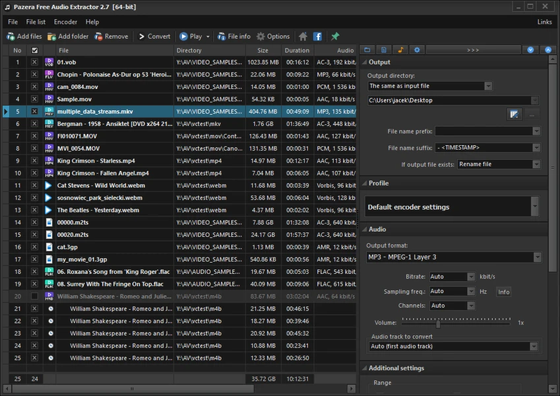 pazera free audio extractor