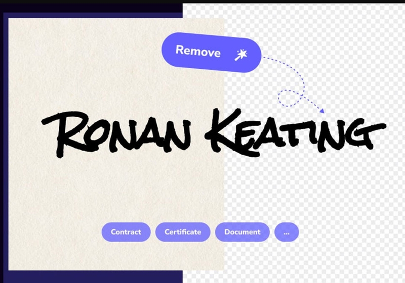 Xóa nền chữ ký online - 01