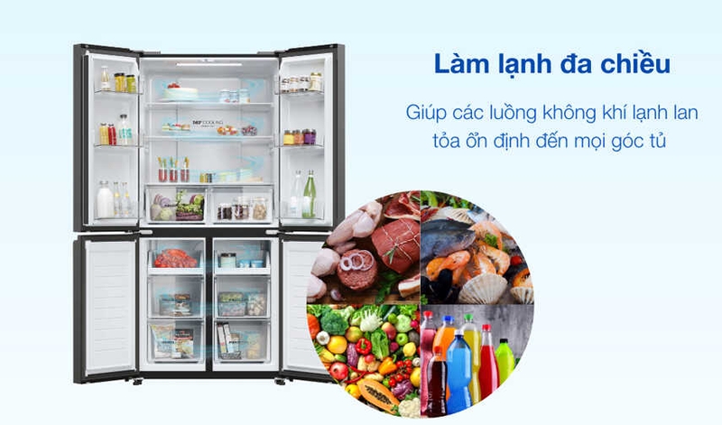 tu lanh aqua inverter 529 lit aqr m600xa