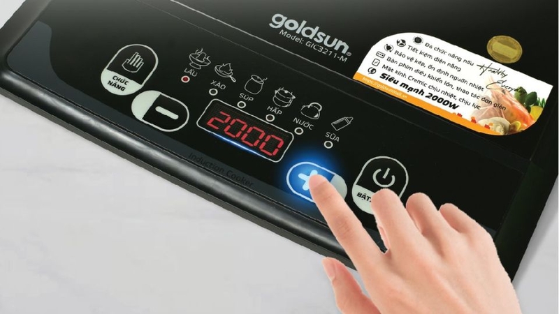 công nghệ bếp từ Goldsun 2