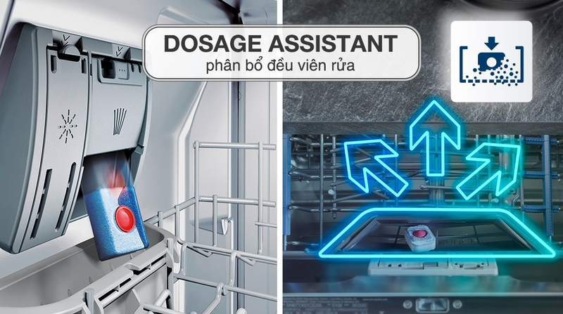 Hòa tan hiệu quả chất tẩy rửa với hệ thống Dosage Assistant