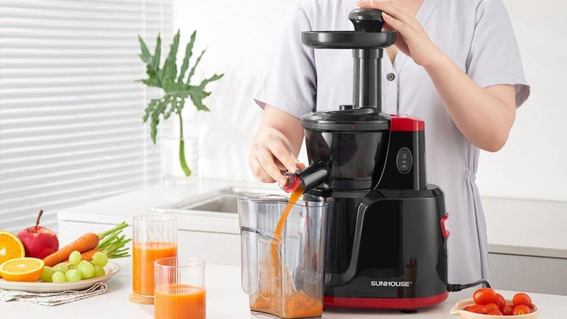 Máy ép chậm áp dụng công nghệ LSTS có độ ồn thấp