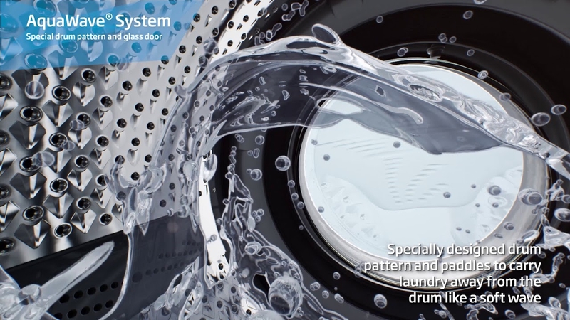 công nghệ giặt sóng Aquawave hình 1