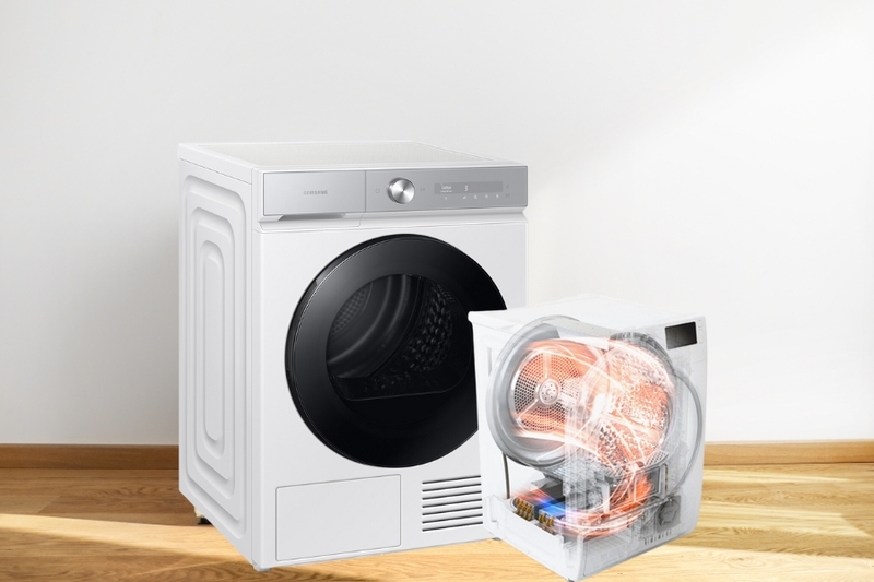 Công nghệ heat pump máy sấy quần áo