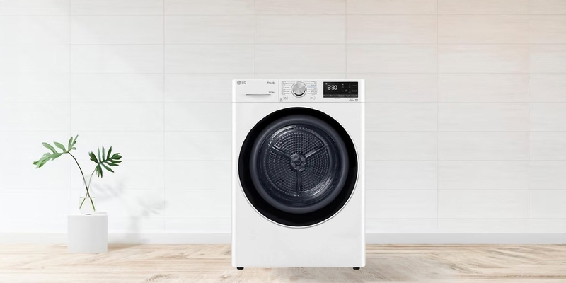 Công nghệ heat pump máy sấy quần áo LG Inverter 10.5 kg DVHP50W