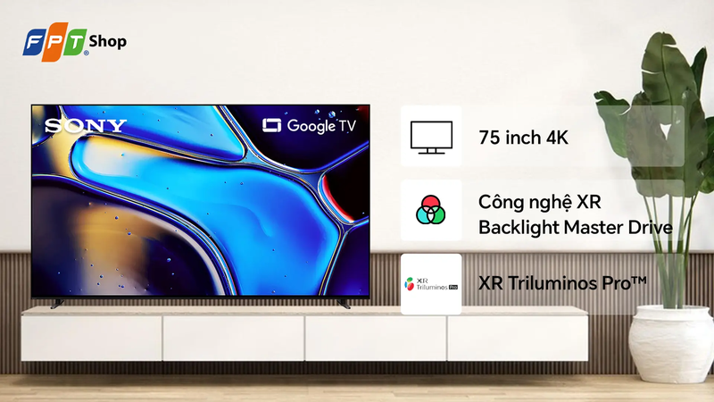 Sony Google TV MiniLED 75 inch K-75XR90