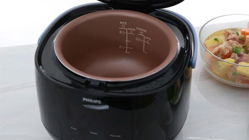 Tác dụng của lớp men mạ đồng trên nồi cơm điện