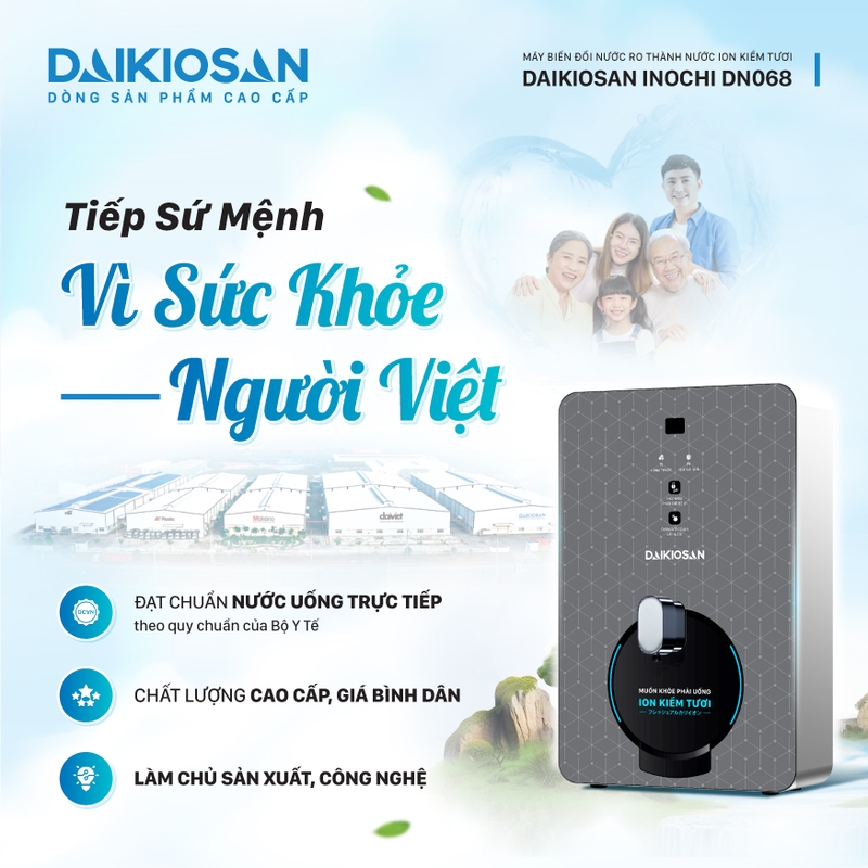 Công nghệ máy lọc nước Daikiosan - hình 1