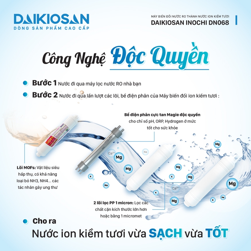 Công nghệ máy lọc nước Daikiosan - hình 3