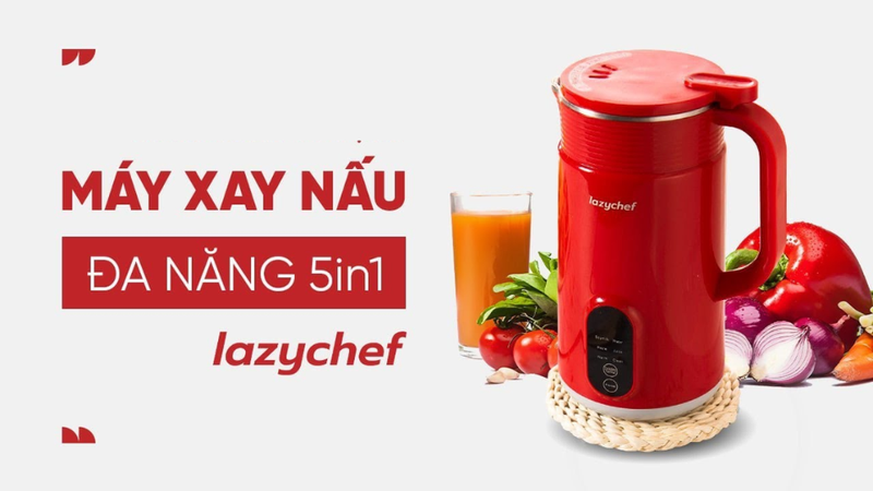 Công nghệ máy làm sữa hạt Lazychef 2