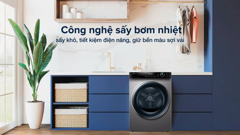 công nghệ máy sấy quần áo AQUA 9