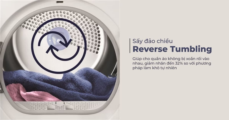 công nghệ máy sấy quần áo Electrolux 4