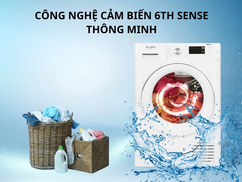 công nghệ máy sấy quần áo Whirlpool 2