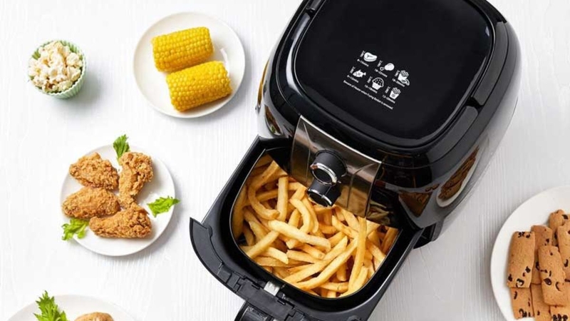 công nghệ nồi chiên không dầu lock&lock hình 4