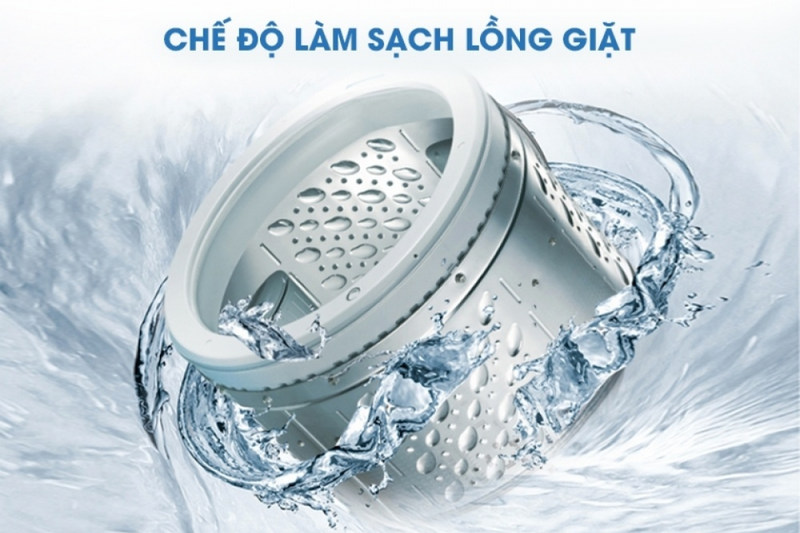 Tự động làm sạch lồng giặt